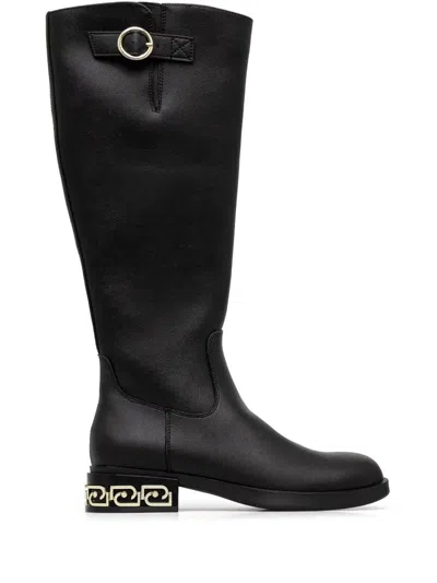Liu •jo Leather Boots In Black