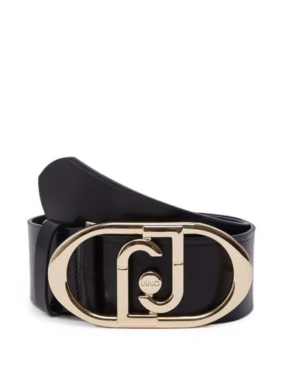 Liu •jo Leather Bustier Belt In Transparent
