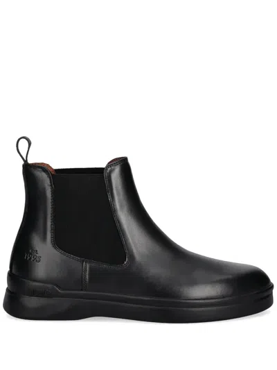 Liu •jo Leather Chelsea Boots In Schwarz