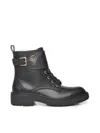 Liu •jo Leather Combat Boots In Multi