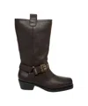 Liu •jo Leather Cowboy Boots In Black