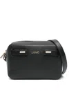 Liu •jo Leather Cross Body Bag In Black