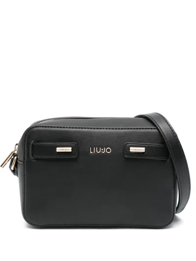 Liu •jo Leather Cross Body Bag In Black