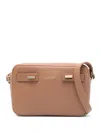 Liu •jo Leather Cross Body Bag In Brown