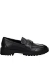 Liu •jo Leather Loafers In Black