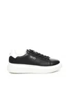 Liu •jo Leather Platform Sneakers In Black