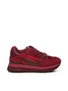 Liu •jo Leather Platform Sneakers In Pink