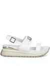 Liu •jo Leather Sandals In White