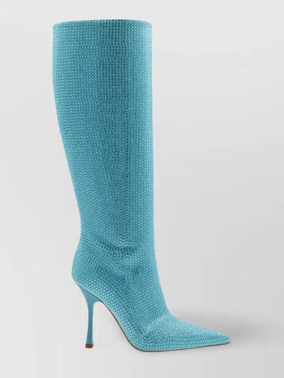 Liu •jo Liu Jo X Leonie Hanne Glam Boots In Light Blue