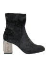 Liu •jo Leonie Hanne X  Woman Ankle Boots Black Size 7 Textile Fibers