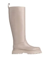 Liu •jo Leonie Hanne X  Woman Boot Taupe Size 6 Calfskin In Grey