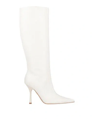 Liu •jo Leonie Hanne X  Woman Boot White Size 6 Textile Fibers