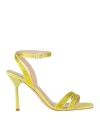 Liu •jo Camelia Embellished Sandals In Green