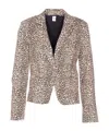 Liu •jo Leopard Print Blazer In Animal Print