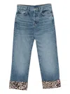 Liu •jo Jeans Liu Jo Woman Color Blue In Animal Print
