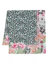 Liu •jo Leopard-print Foulard In 蓝色