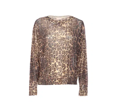 LIU •JO LEOPARD SWEATER