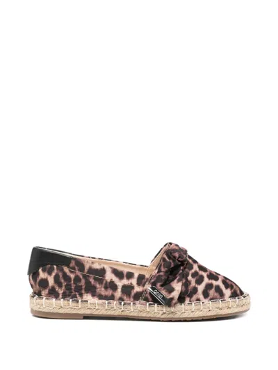 Liu •jo Leopard-print Knot-detail Espadrilles In Multi