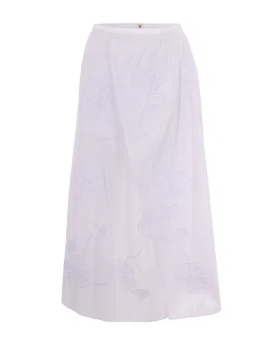 Liu •jo Liu Jo Light And Natural Mini Skirt For Women In White