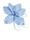 Liu •jo Light Blue Brooch With Flower In Blue