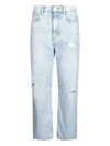 Liu •jo Liu Jo Light Blue Relaxed-fit Liu Jo Jeans In Blue