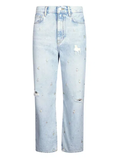 Liu •jo Liu Jo Light Blue Relaxed-fit Liu Jo Jeans