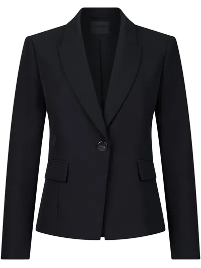 Liu •jo Slim-fit Blazer In Blue