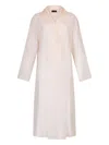 Liu •jo Liu Jo Beige Organza Trench Coat In Pink