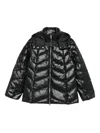 Liu •jo Lightweight Quilted Jacket With High Collar In Black