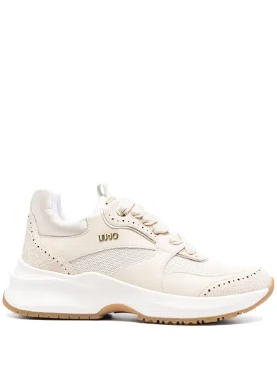 Liu •jo Lily 17 Low-top Sneakers In Nude