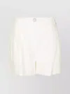 Liu •jo Linen Shorts Button Detail