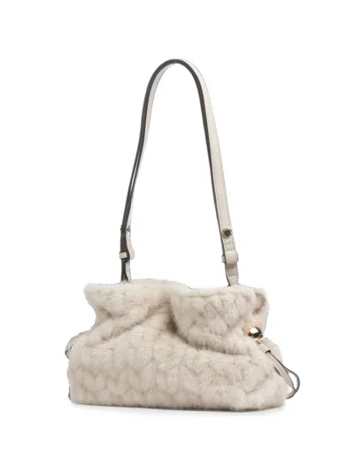 Liu •jo Liu Jo Liu Jo Beige Polyurethane Bag In White