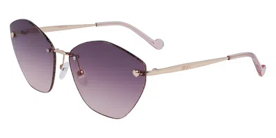 Liu •jo Lj153s 770 Women's Sunglasses Gold Size 62 In Brown