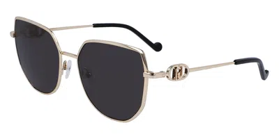 Liu •jo Lj154s 716 Women's Sunglasses Gold Size 57 In Gray