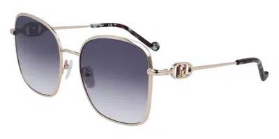 Liu •jo Lj155s 711 Women's Sunglasses Gold Size 57 In Gray