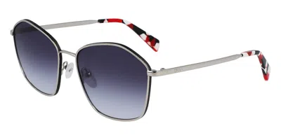 Liu •jo Lj157s 040 Women's Sunglasses Silver Size 59 In Red