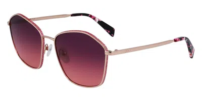 Liu •jo Lj157s 770 Women's Sunglasses Gold Size 59 In Metallic