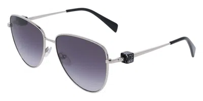 Liu •jo Lj161s 040 Women's Sunglasses Silver Size 58