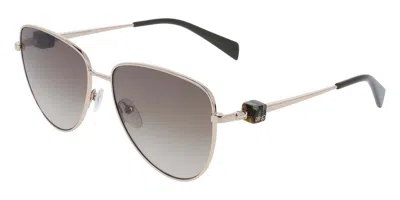 Liu •jo Lj161s 714 Women's Sunglasses Gold Size 58