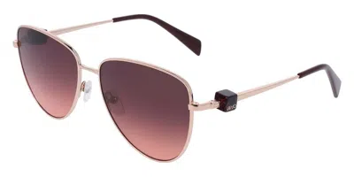 Liu •jo Lj161s 770 Women's Sunglasses Gold Size 58