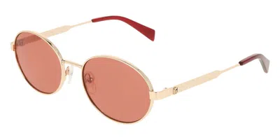 Liu •jo Lj163s 770 Occhiali Da Sole Oro Per Donna In Gold