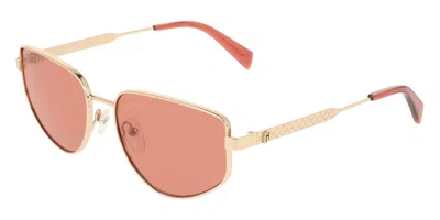 Liu •jo Lj164s 770 Occhiali Da Sole Oro Per Donna In Gold