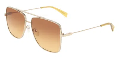 Liu •jo Lj165s 722 Occhiali Da Sole Oro Per Donna