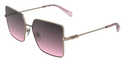 Liu •jo Lj167s 770 Occhiali Da Sole Oro Per Donna In Multi