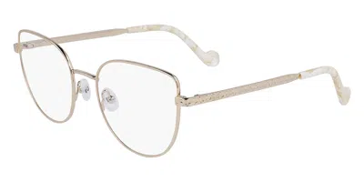 Liu •jo Lj2166 718 Women's Glasses Gold Size 52 - Free Lenses - Blue Light Block Available In Pattern