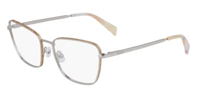 Liu •jo Lj2171 Women's Glasses, Silver, Size 53 In Gold