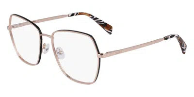 Liu •jo Lj2172 Women's Glasses, Gold, Size 54 In Black