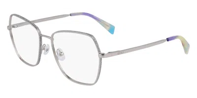 Liu •jo Lj2172 Women's Glasses, Silver, Size 54 In Metallic