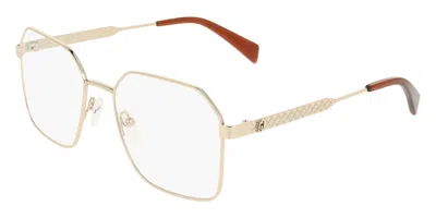 Liu •jo Lj2181 714 Occhiali Da Vista Oro Per Donna (solo Montatura)