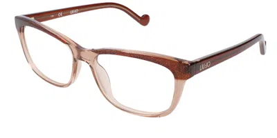 Liu •jo Lj2640 211 Men's Glasses Brown Size 54 - Free Lenses - Blue Light Block Available In Multi